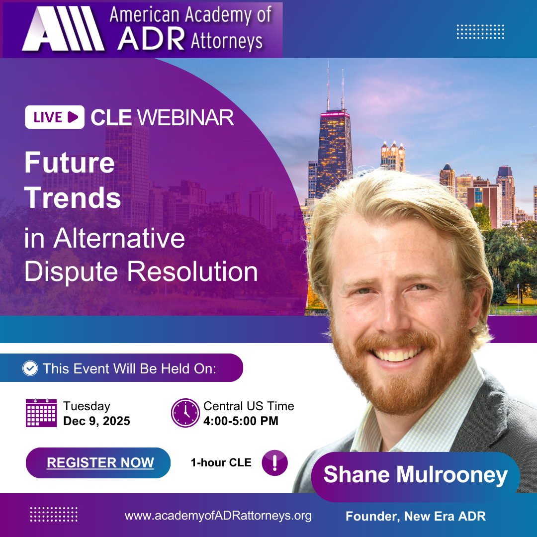 Webinar titled Compassionate Mediation on September 9 with Linda Kroll