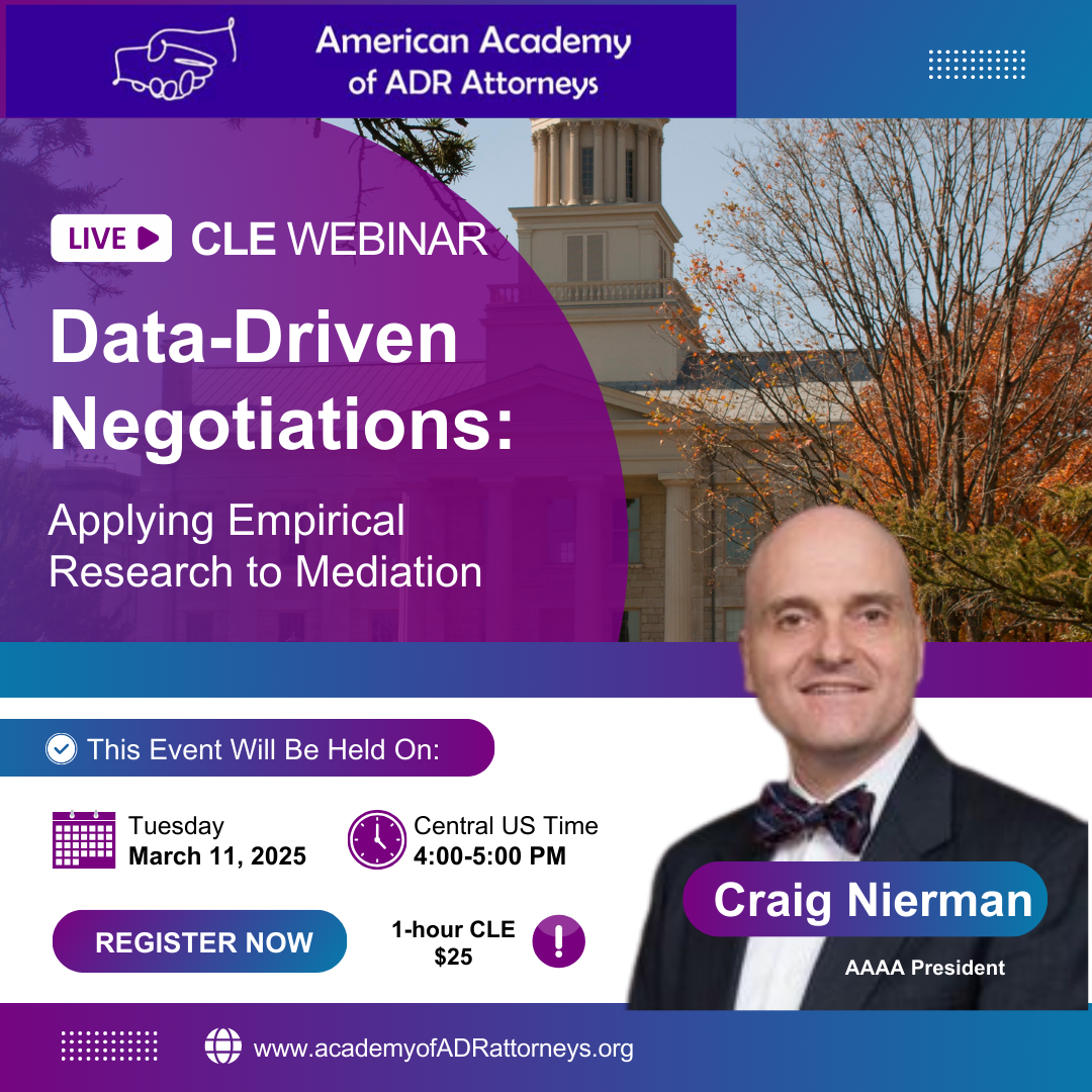 Craig Nierman AAAA Webinar