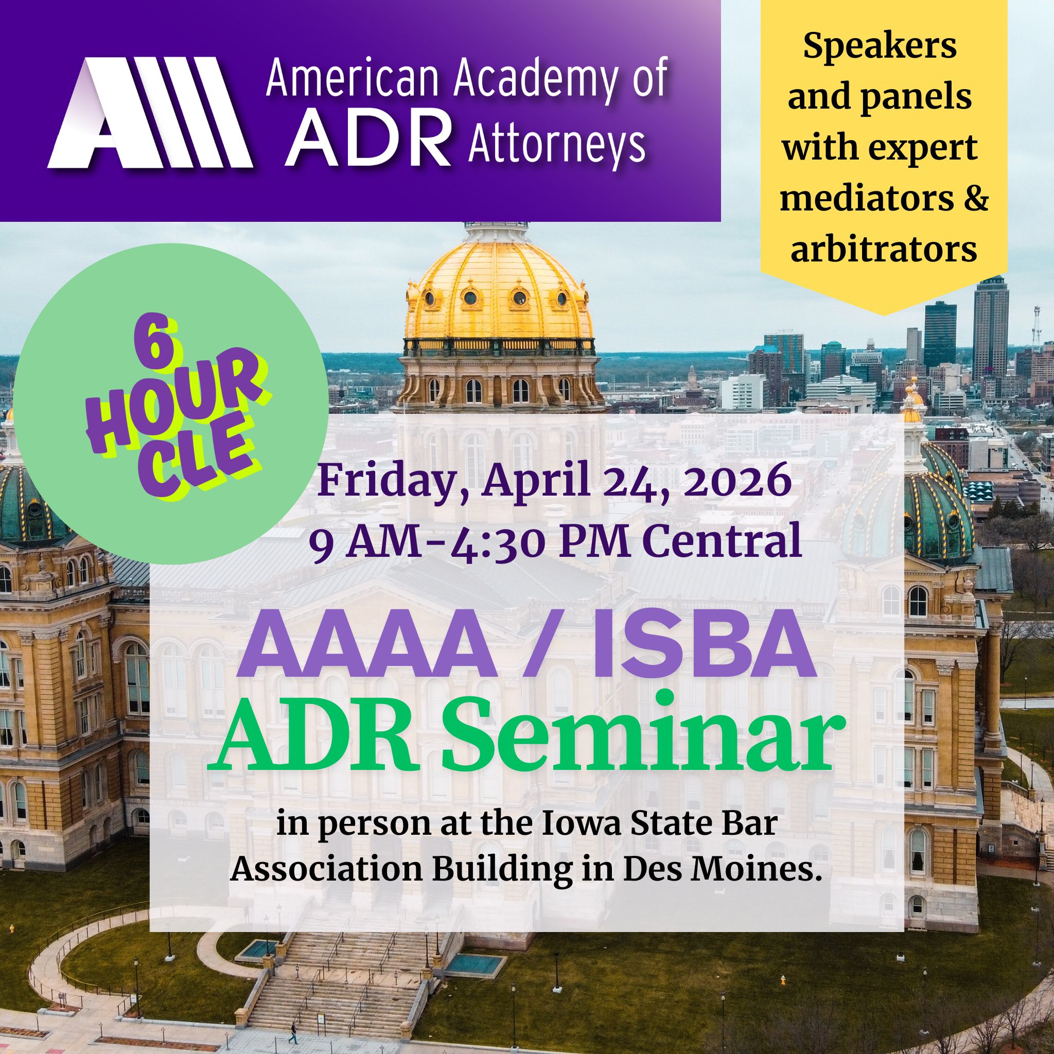 AAAA Online ADR Seminar